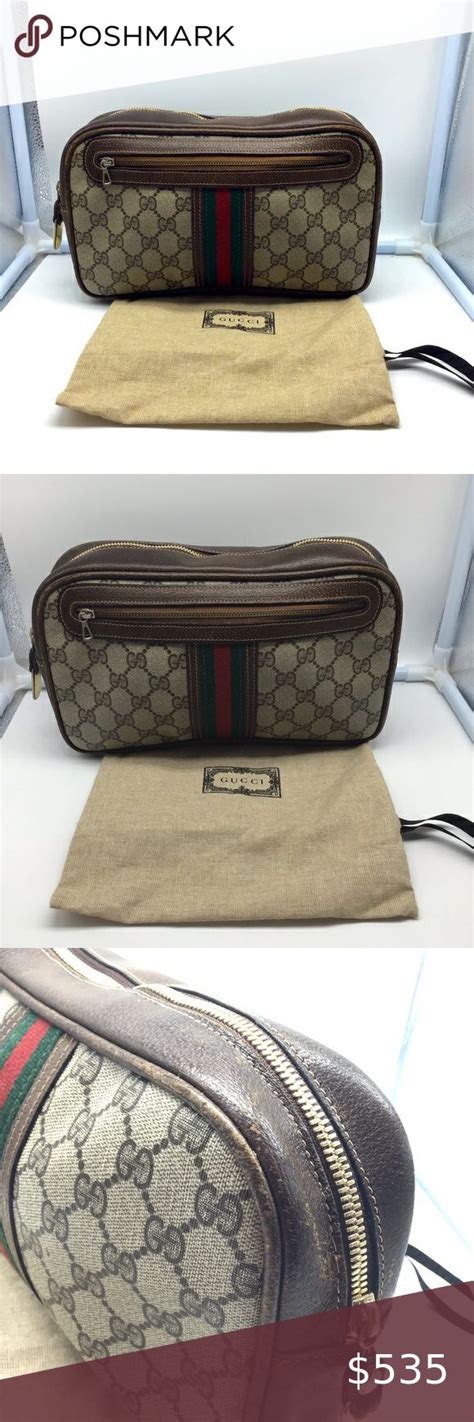 gucci toiletry pouch|vintage gucci toiletry bag.